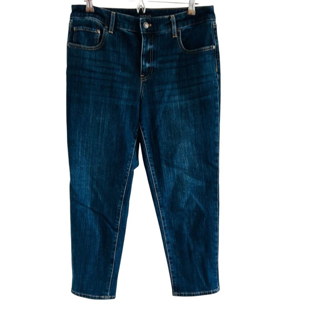 Talbots Petites Dark Blue Everyday Relaxed Jeans 12P